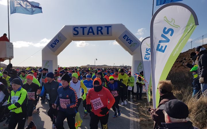 Start für die Teilnehmer des Syltlaufs 2019